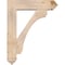Ekena Millwork Legacy Arts and Crafts Smooth Bracket w/ Offset Brace, Douglas Fir, 7 1/2"W x 30"D x 38"H BKT0806X30X38LEC03SDF - alternate 4